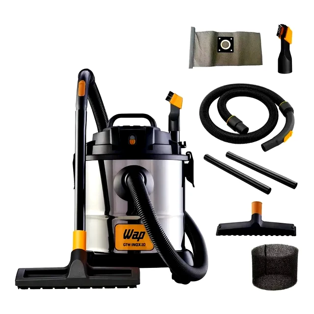 Aspirador de Pó e Água WAP 1600W 20L GTW Inox 20