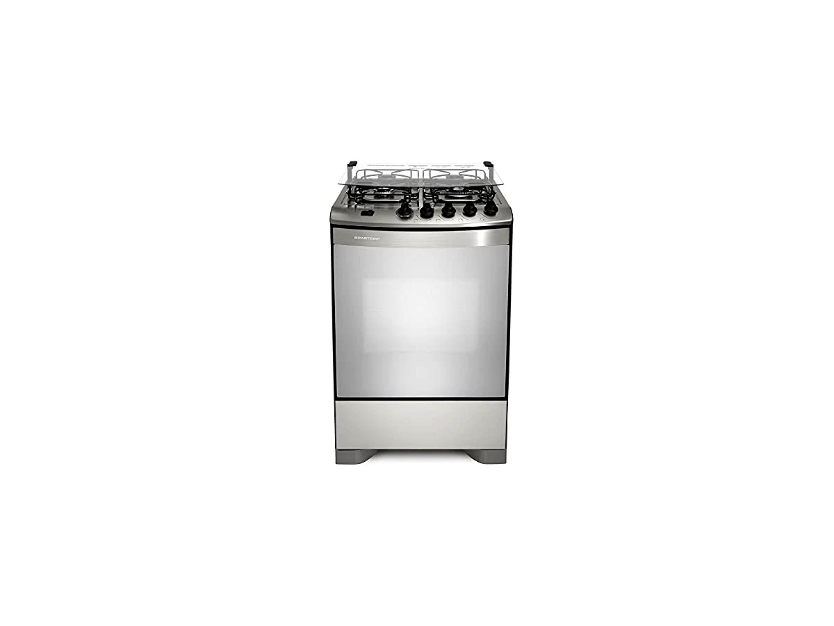 Fogão 4 Bocas Brastemp BFO4XBR Cor Inox