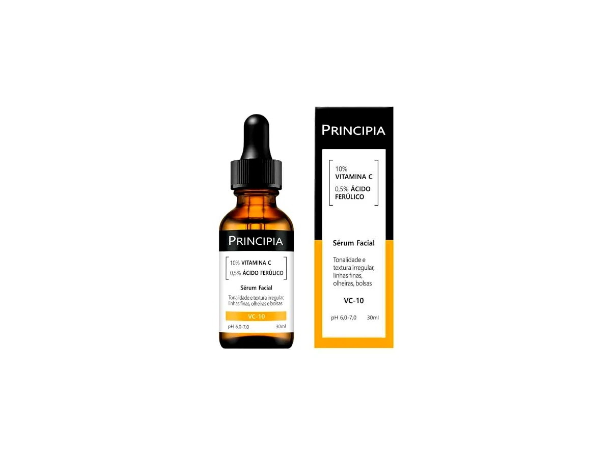 Sérum Antioxidante Principia Vitamina C-10 (10% Vitamina C + Ácido Ferúlico) 30ml